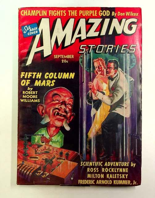 Amazing Stories Pulp Sep 1940 Vol. 14 #9 VG