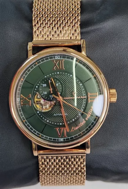 Christian Van Sant Men's Somptueuse Limited Edition Green Dial Automatic Movemen
