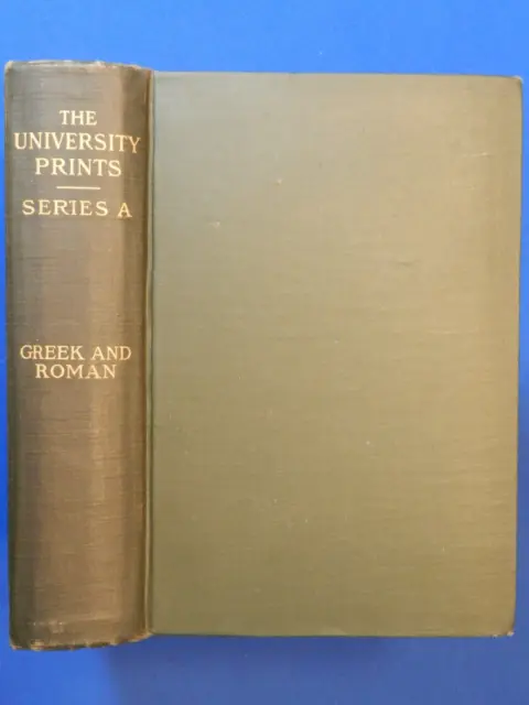 GREEK & ROMAN SCULPTURE HANDBOOK by Edmund von Mach. Boston, Univ. Prints, 1916.