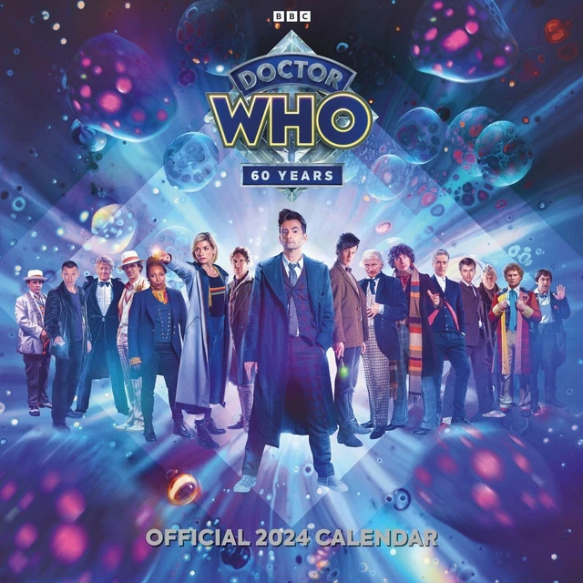 DOCTOR WHO CLASSIC Edition 2024 Calendar Official Licensed £11.99