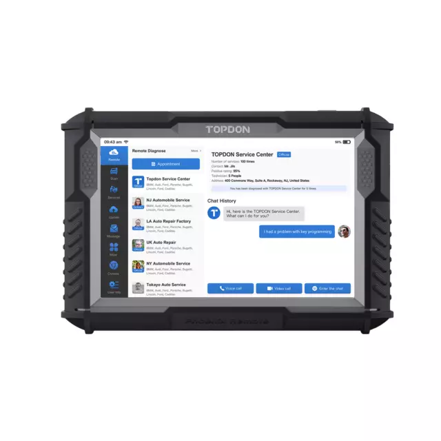 Phoenix Remote Diagnostic Scan Tool Topdon TD52110076
