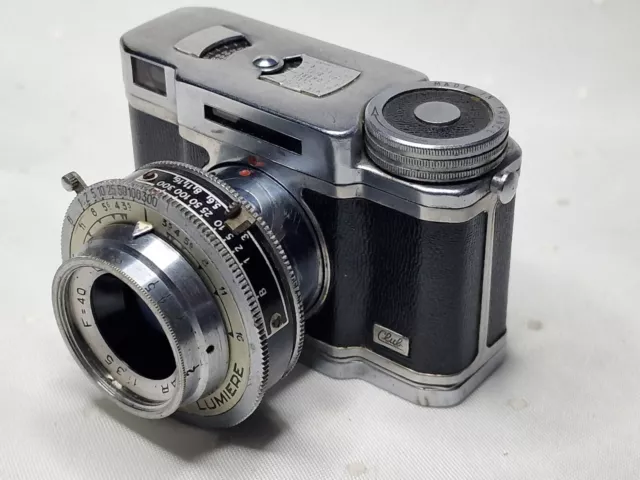 Lumiere Eljy Club, alte Kamera, vintage, retro, funktioniert 3
