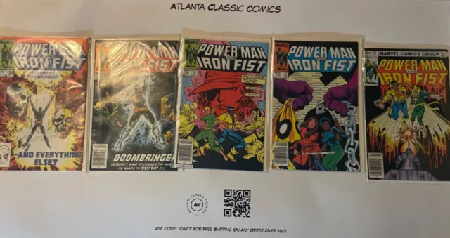 5 Comic Books Marvel Comics Power Man And Iron Fist # 93 101 102 103   59 SM8