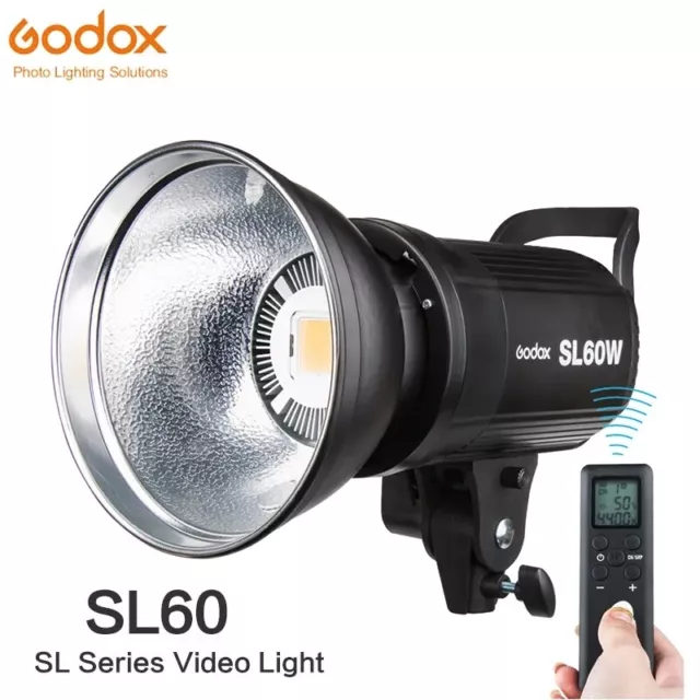 Godox SL-60W LED Video Licht 5600K Kontinuierliche Licht Bowens mit Fernbedienun