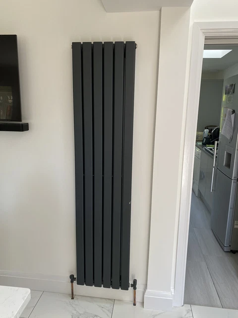 MILANO ALPHA ANTHRACITE vertical designer radiator