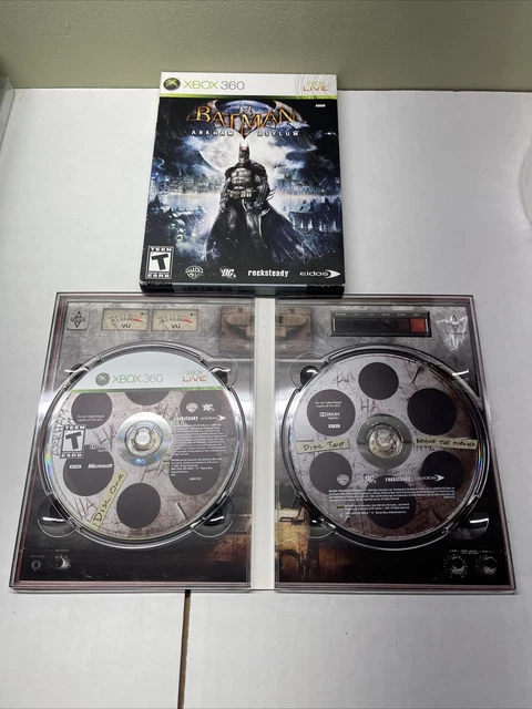 Batman Arkham Asylum Collectors Edition for Microsoft Xbox 360 MINTY DISCS Rare