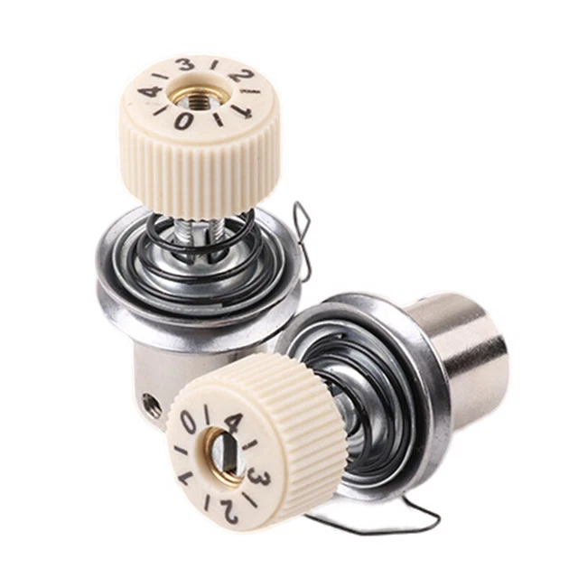Conjunto de tensión de hilo máquina de coser industrial accesorios alambre almeja para automóvil plano