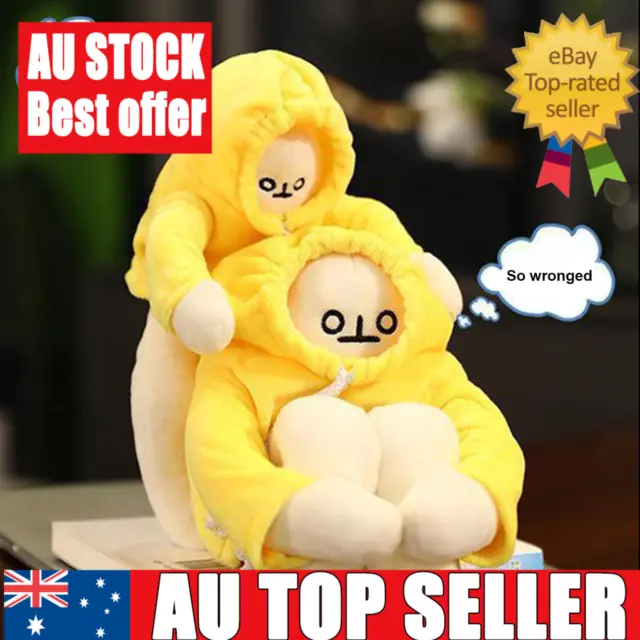 Banana Doll Man Plush Banana Toy Man with Magnetic Changeable Plush Pillow  Toy Man Doll Decompression Toy Stuffed Doll Toy Present