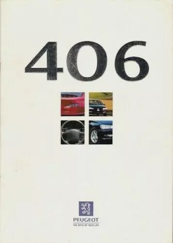 Peugeot 406 Saloon 1997-98 UK Market Sales Brochure L LX GLX SRi Executive V6