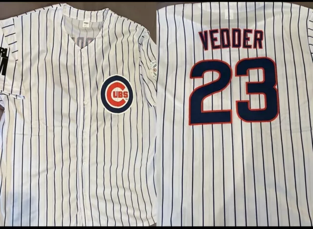 Pearl Jam Chicago Cubs Jersey Sga 2Xl Eddie Vedder Wrigley Field 2023 Baseball