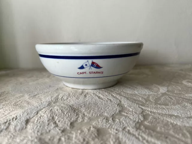 Captain Starn's Shenango Restaurant China Chowder Soup Atlantic City NJ AS IS
