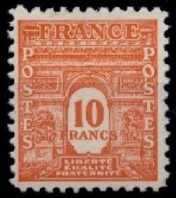 ARC DE TRIOMPHE 10 Fr Orange, Neuf ** = Cote 37 € / Lot Timbre France 629