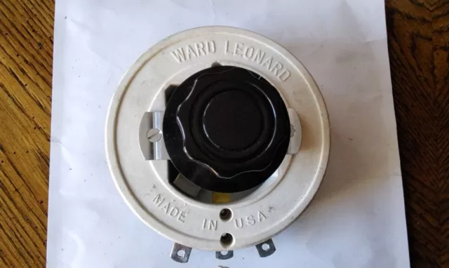 Rheostat VINTAGE-"NOS" Ward Leonard Type 300R , 64 OHMS , 600V Max. Made in USA