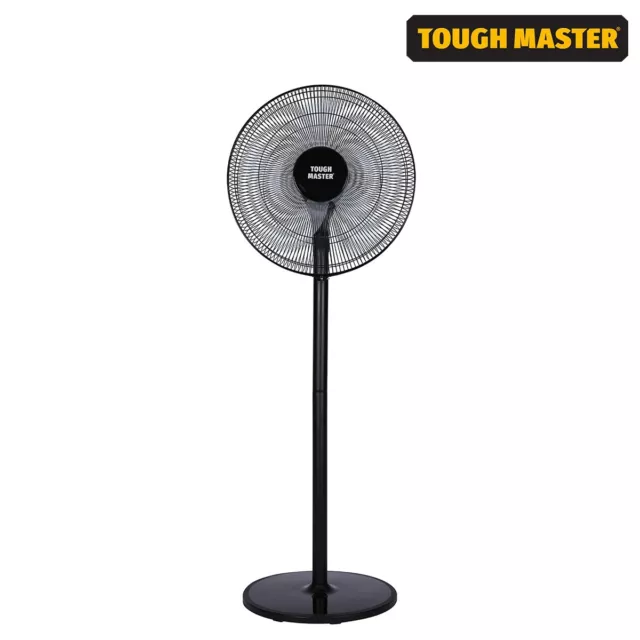 Floor Standing Fan Pedestal Oscillating 16 inch with Silent Blades 3 speed