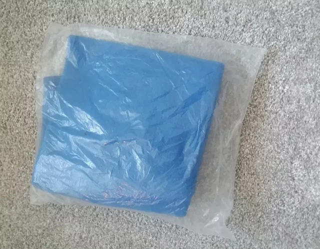 British Airways Economy Class Throw Blanket, Sky Blue Color , 38" X 62"