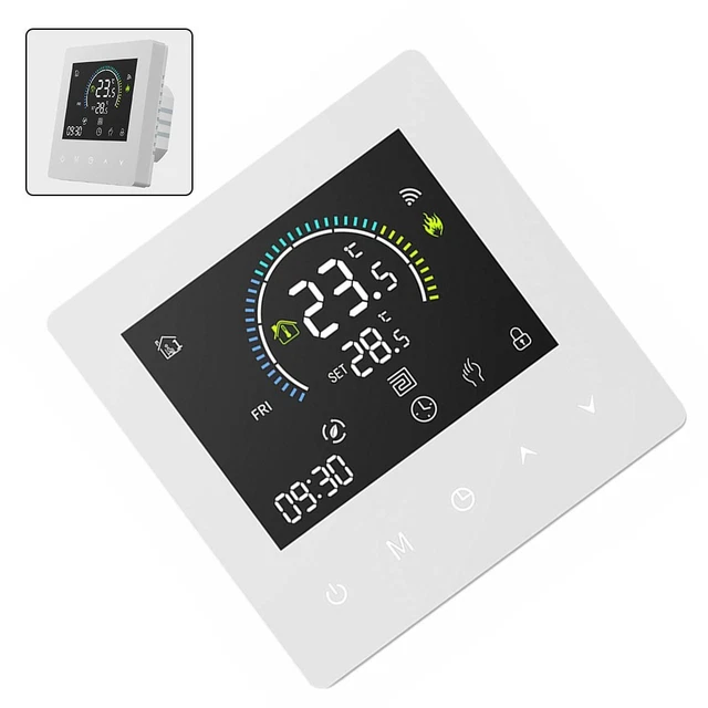 Photo inspiration: Penthouse Design With Voice Controlled Thermostats Reference: Voice Controlled WiFi Heating Thermostat With Intuitive Display For