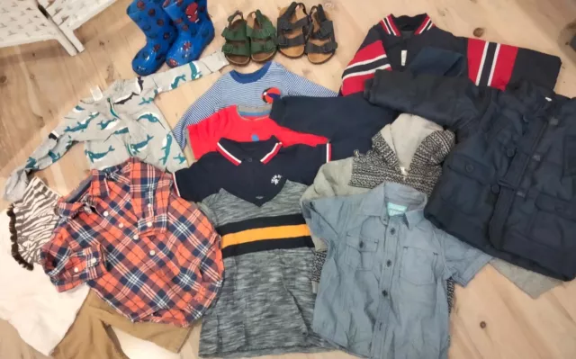 Baby Boy Clothes Bundle, Bulk Lot, Size 1-2years