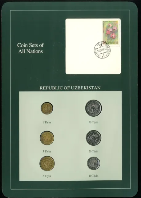 Uzbekistan: Coin Sets of All Nations 1994 - UNC