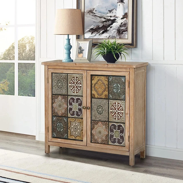 PHI VILLA ACCENT Storage with Doors Buffet Sideboard Entryway
