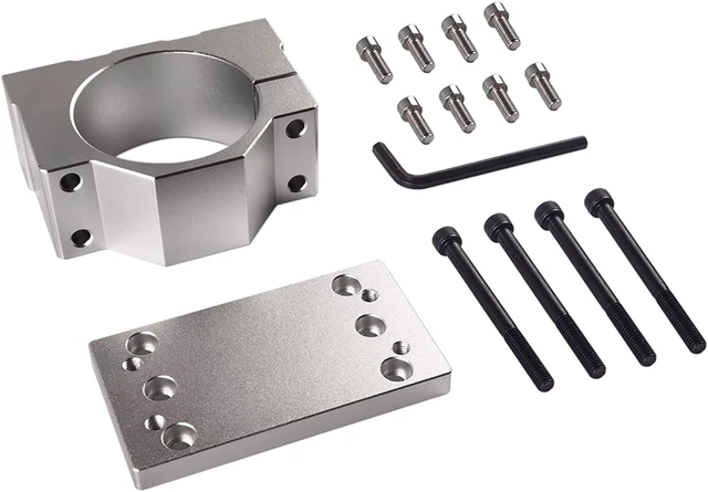 65Mm Diameter Aluminum CNC Spindle Holder Mount for  CNC Router Machine 3020-Evo