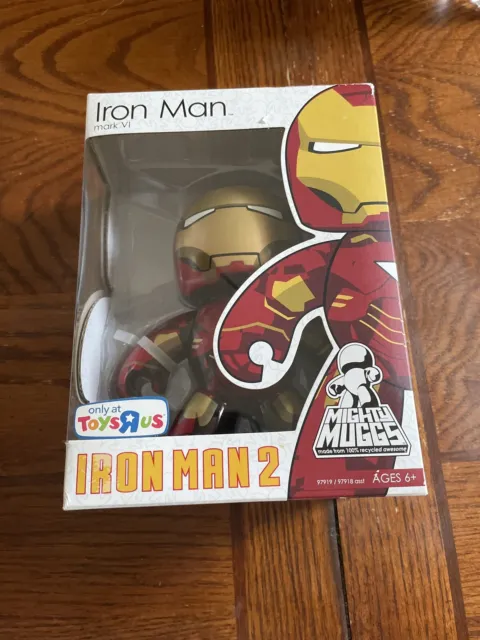 Marvel Iron Man 2 Movie Mark VI Mighty Muggs Vinyl Figure -(Toys R Us Exclusive)