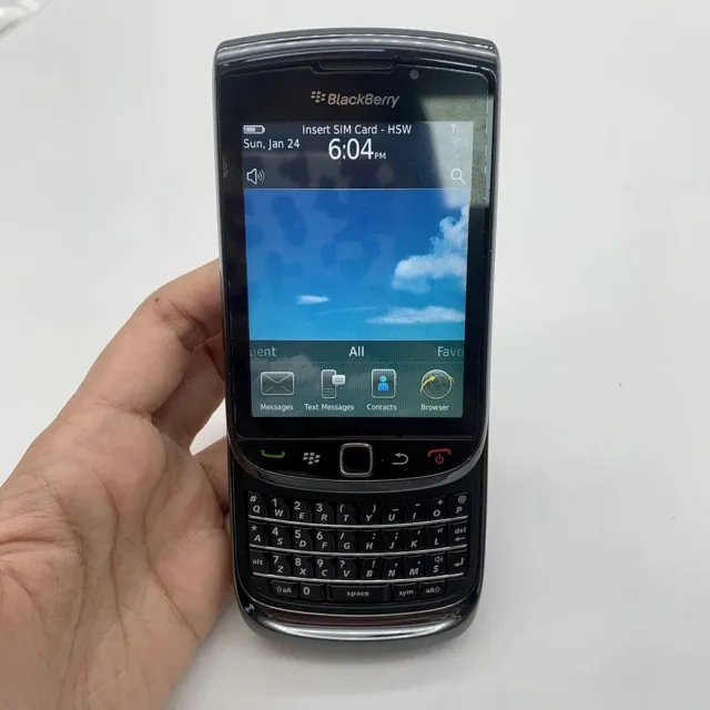 BlackBerry Torch 9800 Original 4GB ROM 5MP Camera Slider QWERTY 3G Smartphone