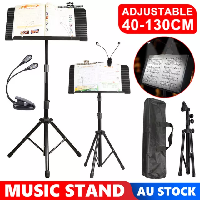 Adjustable Sheet Music Stand Tripod Holder for Stage Violin Bass Guitar Ukulele