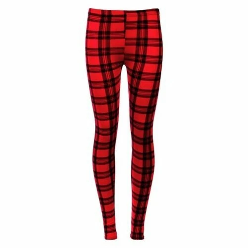Ragazze Abiti Bambini Tartan Stampa Swing & Moda Set Leggings Età 7-13 Anni