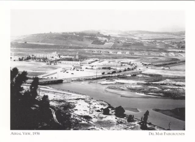 (19146) Postcard Del Mar Fairgrounds Aerial View MODERN POSTCARD