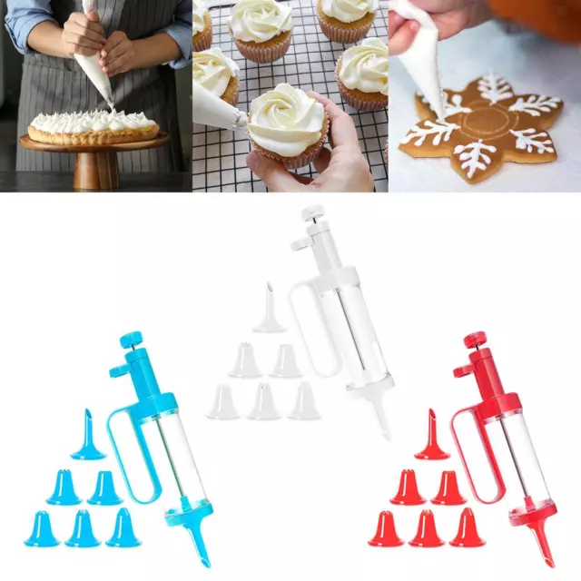 Cookie Press, DIY Cookie Maker, Cookies Decorating Kits and 6 Cake Decoration