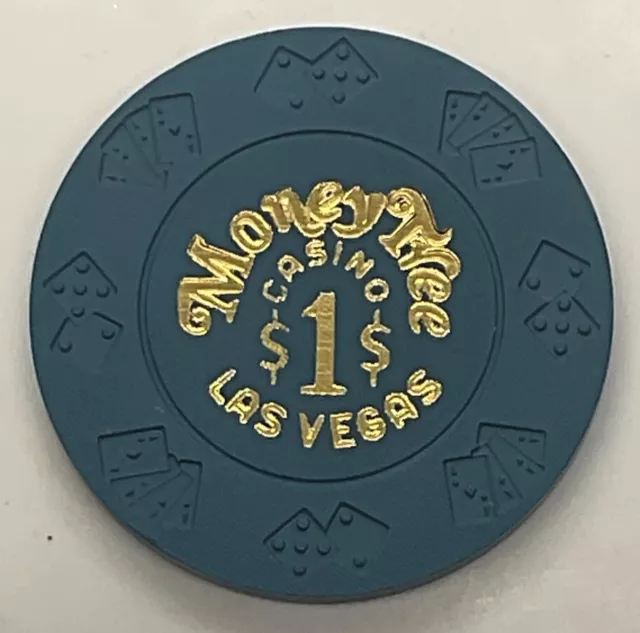 $1 Fantasy CASINO CHIP Money Tree LAS VEGAS NV DieCar MOLD Borland Imitation