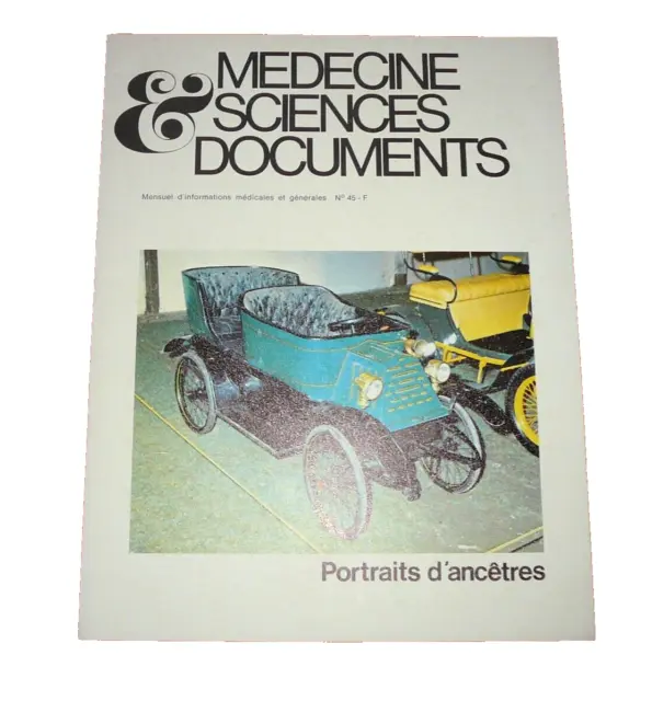 Publicité pharmaceutique - portraits d'ancêtres - 22 pages - automobiles -