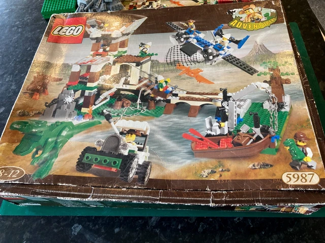 LEGO ADVENTURERS 5987 Dino Research Compound Boxed 100 Complete