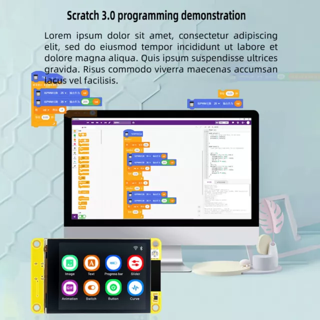 Carte de développement ESP32 2.4 inch Smart Display WiFi Bluetooth Touch Screen