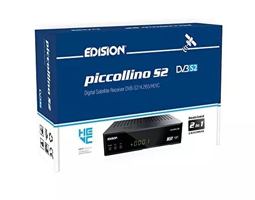 EDISION PICCOLLINO S2 Decoder DVB-S2 HD Ricevitore Digitale Satellitare (D3a)