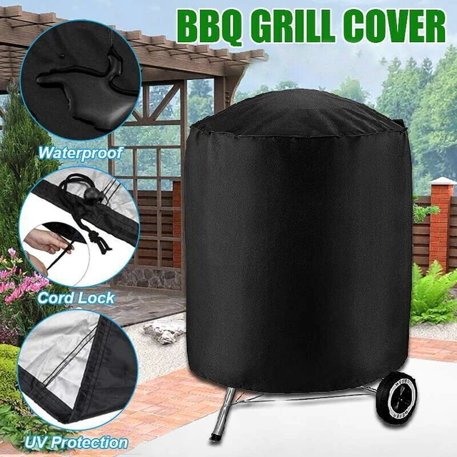 CIRCULAR BARBECUE GRILL Cover Ball Grill Cover Gas Grill Dust Cover £8.
