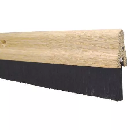 Pemko 18062Wnb36 Oak Wood Door Bottom Sweep, 3 Ft.