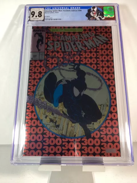 AMAZING SPIDER-MAN FACSIMILE EDITION FOIL #300 CGC 9.8🥇1st FULL APP. VENOM🥇