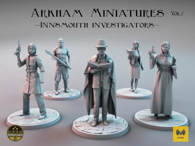 Arkham Miniatures Vol.7 "The Innsmouth Investigators"