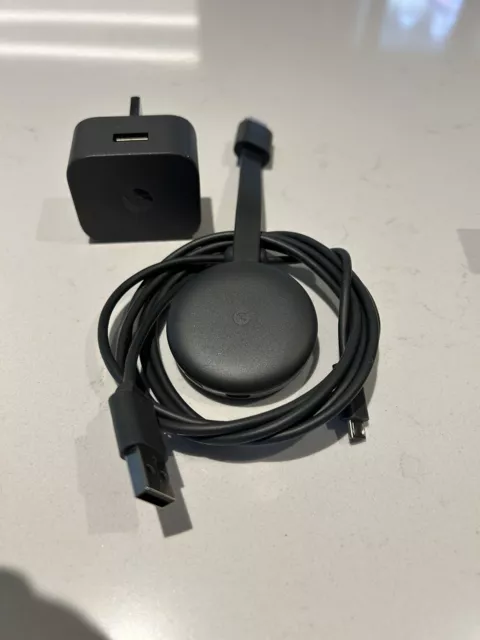 Google Chromecast 3rd Gen HD Digital Media Streamer - Charcoal