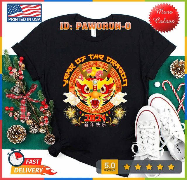 YEAR OF THE Dragon 2024 Lunar New Year 2024 Chinese New Year TShirt
