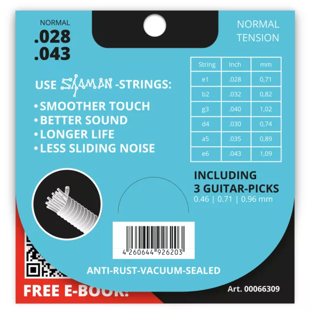 Konzertgitarre Gitarrensaiten Konzertgitarre Nylon Saiten Satz Classic Strings 2