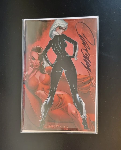 Black Cat #7 Virgin Variant Signed J. Scott Campbell