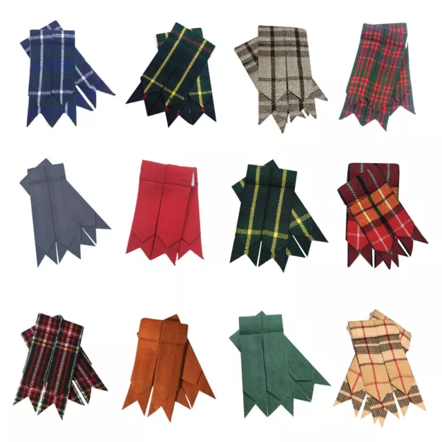 Calzini Kilt Uomo Lampi Vari Tartan Scozzesi Giarrettiera A Punte Highland