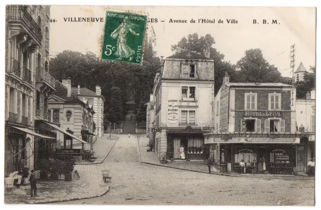 CPA 94 - VILLENEUVE SAINT GEORGES (Val de Marne) - 44 Avenue de l'Hôtel de Ville