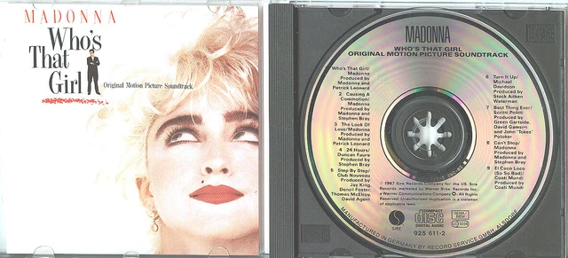 WHO S THAT GIRL 1987 SOUNDTRACK visual data 2