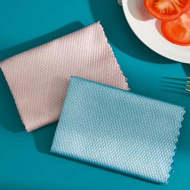 5PCS Nano Scale Streak-Free 30cm x 40cm Miracle Cleaning Cloths Reusable