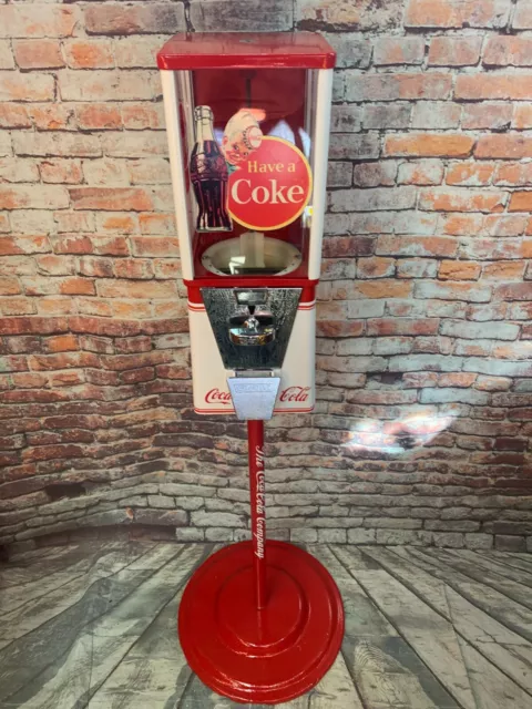 Coca cola Coke memorabilia vintage gumball candy machine game room man cave gift