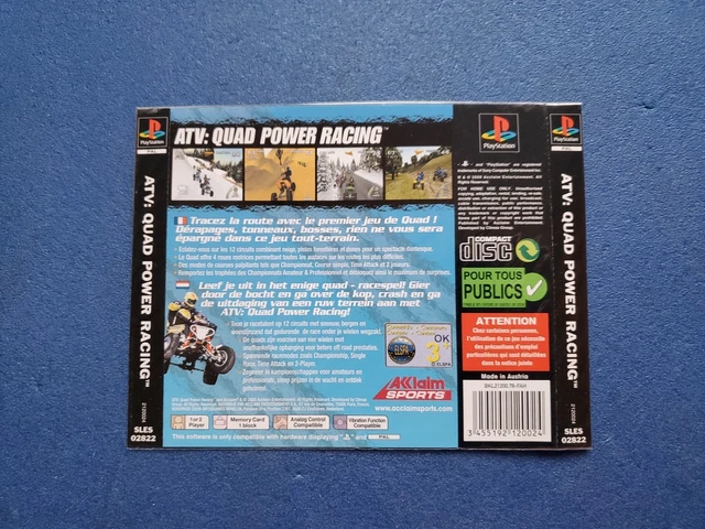 Jaquette Arrière PS1 Pour Jeu Ronin Blade (boîtier PlayStation 1) état Correct