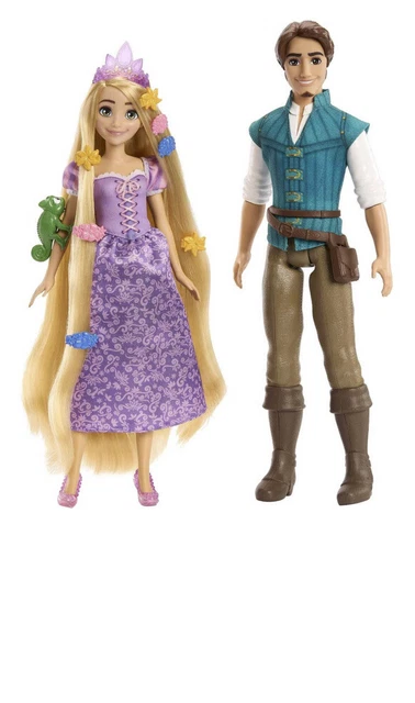 DISNEY PRINCESS RAPUNZEL/FLYNN Rider (Adventure Set) Dolls And ...